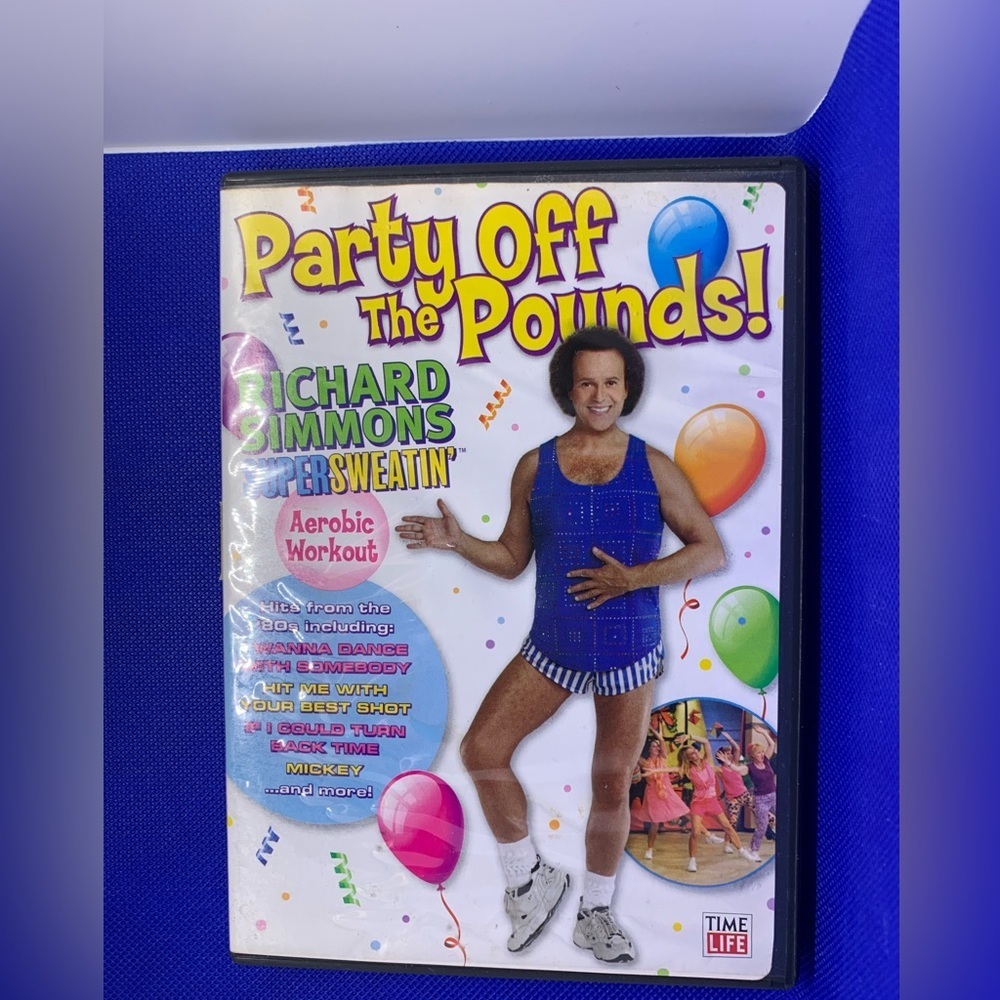 Party off the Pounds- DVD. Super sweatin. Richard Simmons: Classic Workout DVD